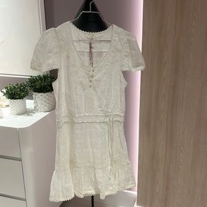 Never worn loveshackfancy white dress